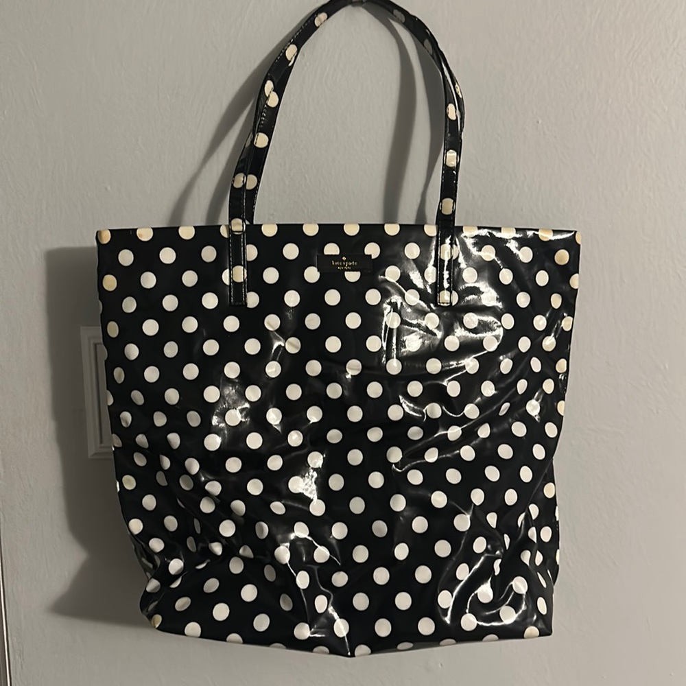 Kate Spade polka dot tote